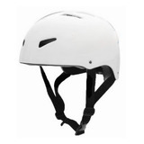 Capacete Para Skate Bike Patins Patinete Adulto P M Ou G Cor Branco