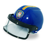 Capacete Policial Infantil Polícia Brinquedo Fantasia Police