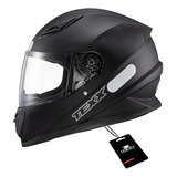 Capacete Preto Fosco Moto Motociclista Texx