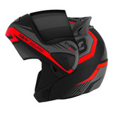 Capacete Robocop Moto Articulado Fechado Vpro Jet 3 Vis Fume