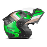 Capacete Robocop Stronger Faster Gladiator Etceter Fosco Cor Verde/dourado Tamanho Do Capacete 62