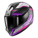 Capacete Shark Feminino Rosa Ridill 2 Lançamento Novo Bersek