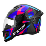 Capacete Stealth Concept Moto Fechado Esportivo + Cores