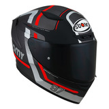 Capacete Suomy Track-1 Ninety Seven Matt Gun Vermelho Preto