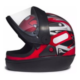 Capacete Taurus San Marino Automatico Vermelho + Brinde