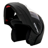 Capacete Taurus Zarref V4 Escamoteável Retrátil Robocop Cor Preto-fosco Tamanho Do Capacete 58