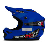 Capacete Trilha Cross Pro Tork Liberty Mx Bmx Masculino + Nf