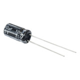 Capacitor Eletrolítico 100uf X35v 6x12 105°