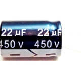 Capacitor Eletrolítico 22uf X 450v 105° Kit Com 5 Peças