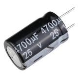 Capacitor Eletrolítico 4700uf X 25v 105°c Kit Com 5 Peças