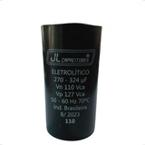 Capacitor Eletrolítico Partida Motores 270-324uf 110v Jl