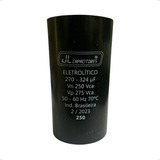 Capacitor Eletrolítico Partida Motores 270-324uf 250v Jl