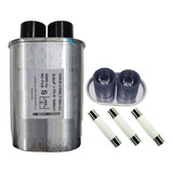 Capacitor Microondas Alta Tensao 0,85uf + 3 Fusivel 20a