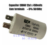 Capacitor Permanente Cbb60 12uf 450vac 50/60 Hz +-5%