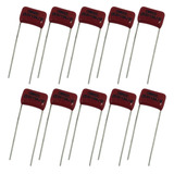 Capacitor Poliéster 100nf 250v Metalizado - Kit 10 Peças