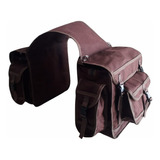 Caparanha Bolsa Dupla Lona P/ Motos Espaço Das Bolsas 42 Cm