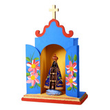 Capela Nossa Senhora Oratorio Decoração Madeira Arte Sacra