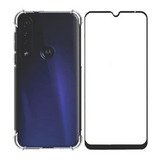 Capinha Capa Anti Impacto Para Moto G8 Play + Pelicula