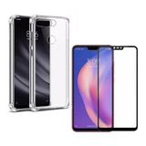 Capinha Capa Anti Queda Para Xiaomi Mi 8 Lite + Pelicula 3d