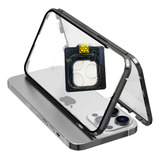 Capinha Capa Case Para iPhone 15 Pro Max Trava Magnética 360
