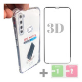 Capinha Capa Para Redmi Note 8 2021 + Pelicula Vidro 3d 5d