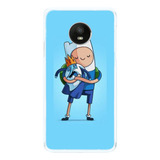 Capinha Compatível Hora De Aventura Finn Gelado - Motorola