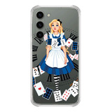 Capinha Compativel Modelos Galaxy Alice Maravilhas 0236