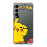 Capinha Compativel Modelos Galaxy Pikachu 0724