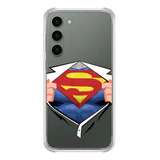 Capinha Compativel Modelos Galaxy Superman 1176