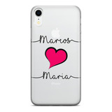 Capinha De Celular Com Nome Do Casal E Coração Nomes