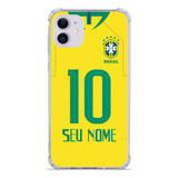 Capinha Do Brasil Amarela Com Nome