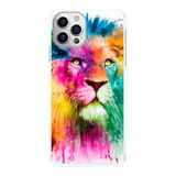 Capinha Leão Colorido Arte Colorida Capa