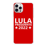 Capinha Lula Presidente 2022 Vermelho Capa De Celular