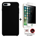 Capinha+ Pel. Privacidade 3d Compatível iPhone 7 Plus/8 Plus
