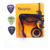 Capotraste Para Violão Guitarra Dolphin