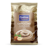 Cappuccino Premium Sabor Avelã Pó Qualimax Vending 1kg