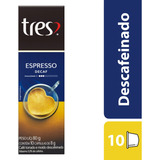 Cápsula Café Espresso Decaf Tres 8g 10 Unidades 3 Corações