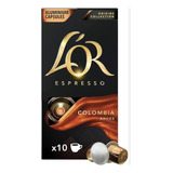 Cápsula Café Lor Colombia Compatível C/ Nespresso Alumínio