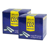 Cápsula Descartável Armas Pressão Airsoft Co2 Rossi 50un