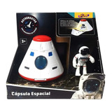 Cápsula Espacial Com Figura E Luz Astronautas Fun F0024-1