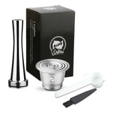 Cápsula Nespresso Reutilizável Inox Com Tampa