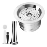 Capsula Tres Corações Reutilizável Inox + Tamper Café Moído