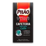 Cápsulas Café Espresso Torrado E Moído Ideal Para Latte Com 10 Unidades 52g Pilão