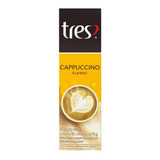 Cápsulas De Café 3 Corações Cappuccino Classic 10 Unid 11g