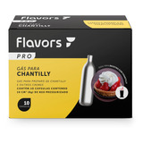 Capsulas De Gás Sifão Chantilly N20 10 Unidades Flavors