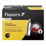 Capsulas De Gás Sifão Chantilly N20 C/ 10 Unidades Flavors