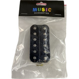 Captador Hb Preto Music Standard Bridge Guitarra