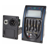 Captador Lc5 Pre Amp Equalizador P/ Violão Com Afinador Lc-5
