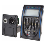 Captador Lc5 Pre Amp Equalizador P/ Violão Com Afinador Lc-5
