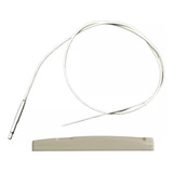 Captador Piezo Malha Base Chata + Rastilho Violao Folk